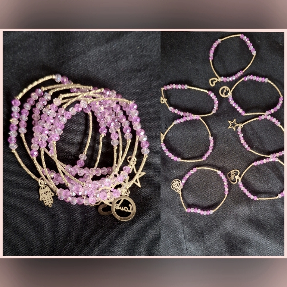 Pulsera semanario de oro laminado excelente calidad medida 7 pulgadas